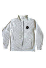 Signature Concepts Ladies Cascade Leather Patch Quilted Full Zip