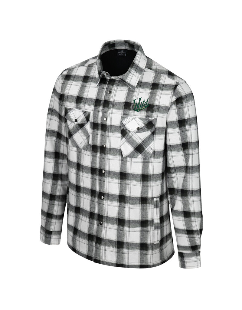 Colosseum (Was $85.00) Silent Majesty Plaid Snap Jacket