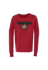 108 Stitches Youth Red Comic Burst L/S Tee