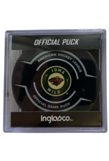 Iowa Wild / AHL Official Game Puck - Cube