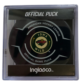 Iowa Wild / AHL Official Game Puck - Cube