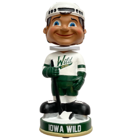 Licensed National Bobblehead Hall of Fame & Museum - Vintage Iowa Wild WHITE JERSEY Collectors Bobblehead