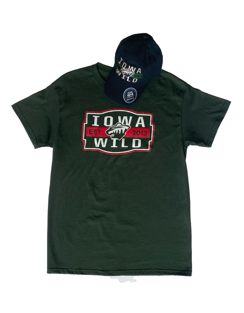J. America (Was $45.00) Embroidered Hat and Screen Print Tee Combo Set