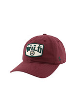 Zephyr Burgundy Washed Canvas Hat