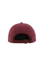 Zephyr Burgundy Washed Canvas Hat