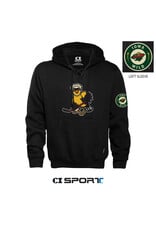 Goldfinch Black Duo Logo Lace Hockey Hood