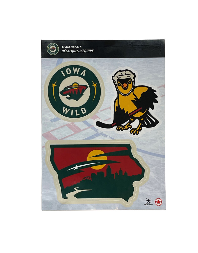 MUSTANG Finch & Iowa Grown Decal Pack