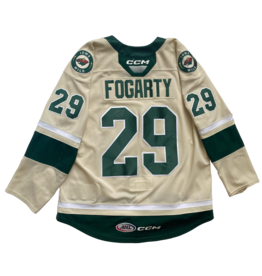 CCM 2023/24 Set #1 Wheat Jersey, Player Worn, (Signed) Fogarty #29 "A"