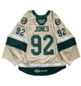 2023/24 Set #1 Wheat Jersey, Player Worn, (Unsigned) H. Jones #92