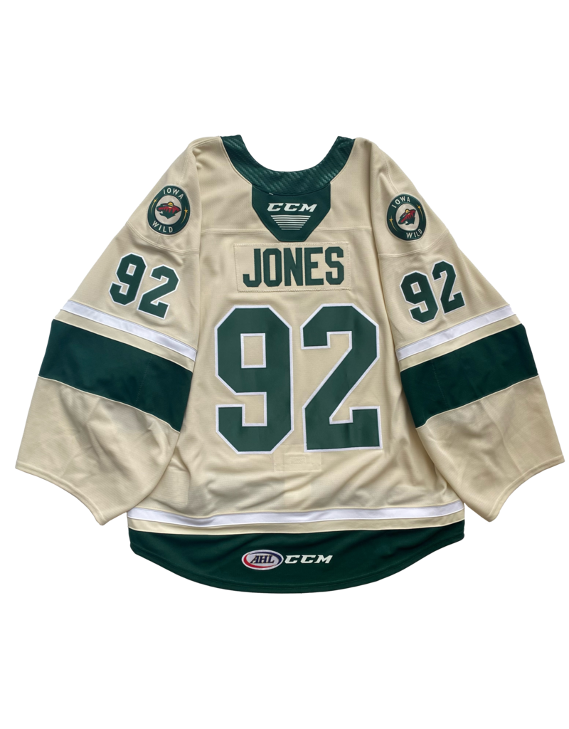 CCM 2023/24 Set #1 Wheat Jersey, Player Worn, (Unsigned) H. Jones #92