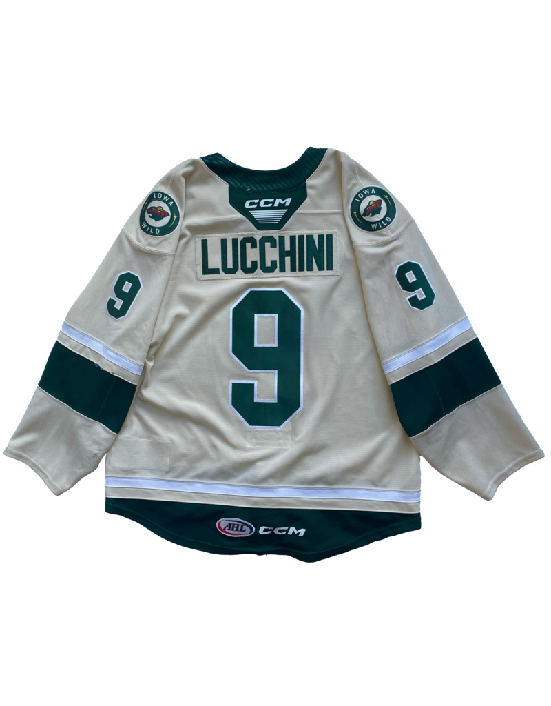 CCM 2023/24 Set #1 Wheat Jersey, Player Worn, (Unsigned) Lucchini #9