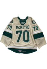 CCM 2023/24 Set #1 Wheat Jersey, Player Worn, (Signed) McIntyre #70
