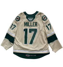 CCM 2023/24 Set #1 Wheat Jersey, Player Worn, (Signed) Miller #17