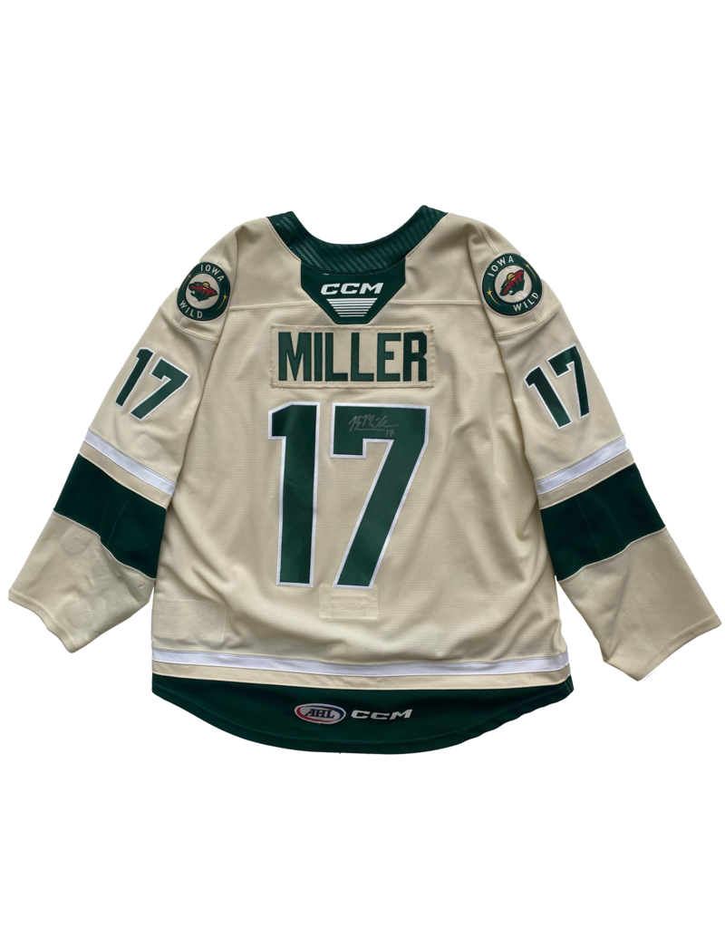 CCM 2023/24 Set #1 Wheat Jersey, Player Worn, (Signed) Miller #17