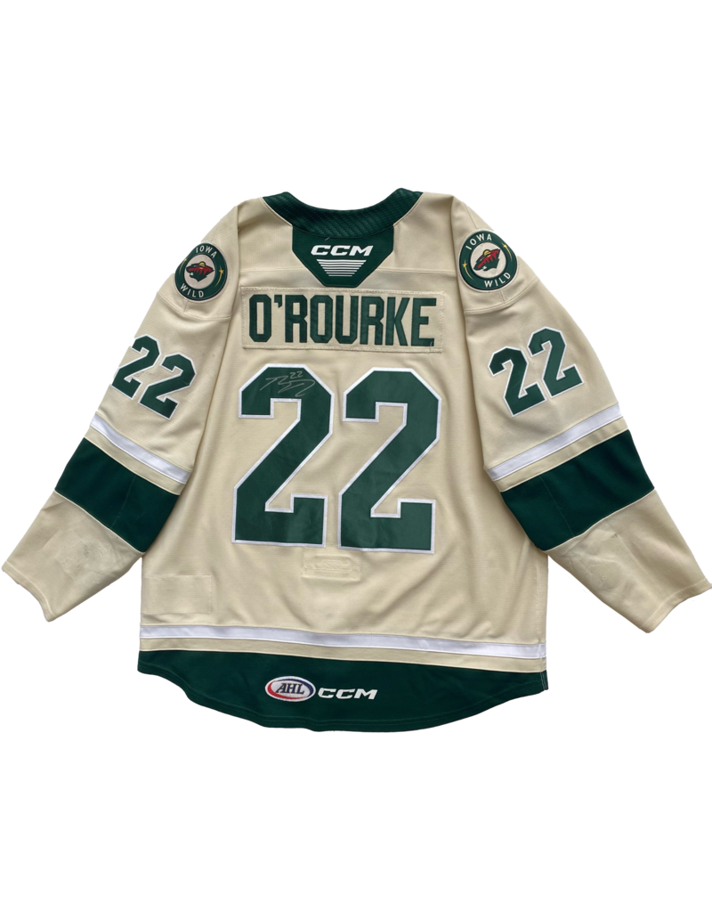 CCM 2023/24 Set #1 Wheat Jersey, Player Worn, (Signed) O'Rourke