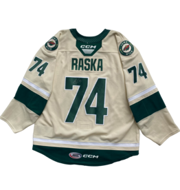 CCM 2023/24 Set #1 Wheat Jersey, Player Worn, (Signed) Raska #74