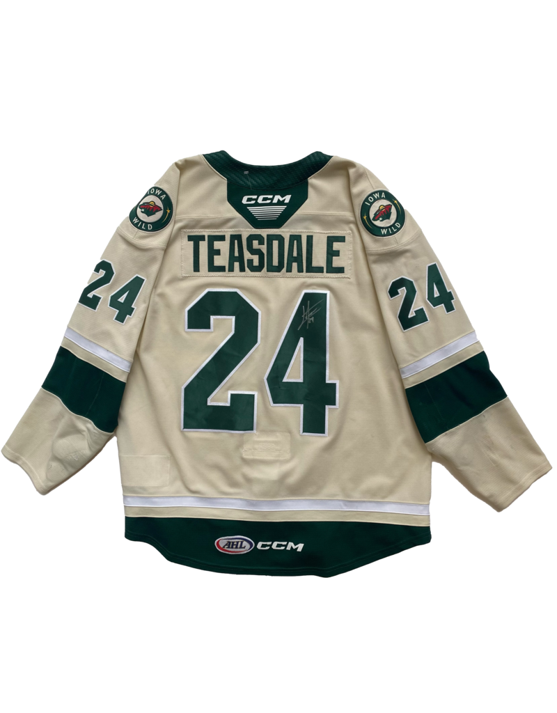 CCM 2023/24 Set #1 Wheat Jersey, Player Worn, (Signed) Teasdale #24