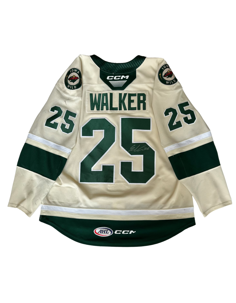 CCM 2023/24 Set #1 Wheat Jersey, Player Worn, (Signed) Walker #25 "A"