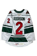 CCM 2022/23 Set #1 White Jersey, Player Issued, (Unsigned) Addison #2