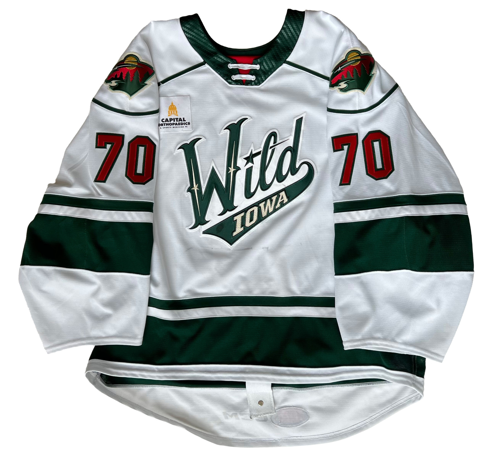 2023/24 Set #1 White Jersey, Player Worn, (Signed) McIntyre 2023/24 Set #1 White Jersey, Player Worn, (Signed) McIntyre