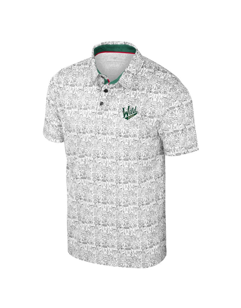 Colosseum It's Time! All Over Printed Polo