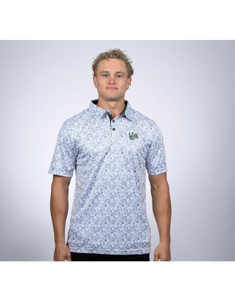 Colosseum It's Time! All Over Printed Polo