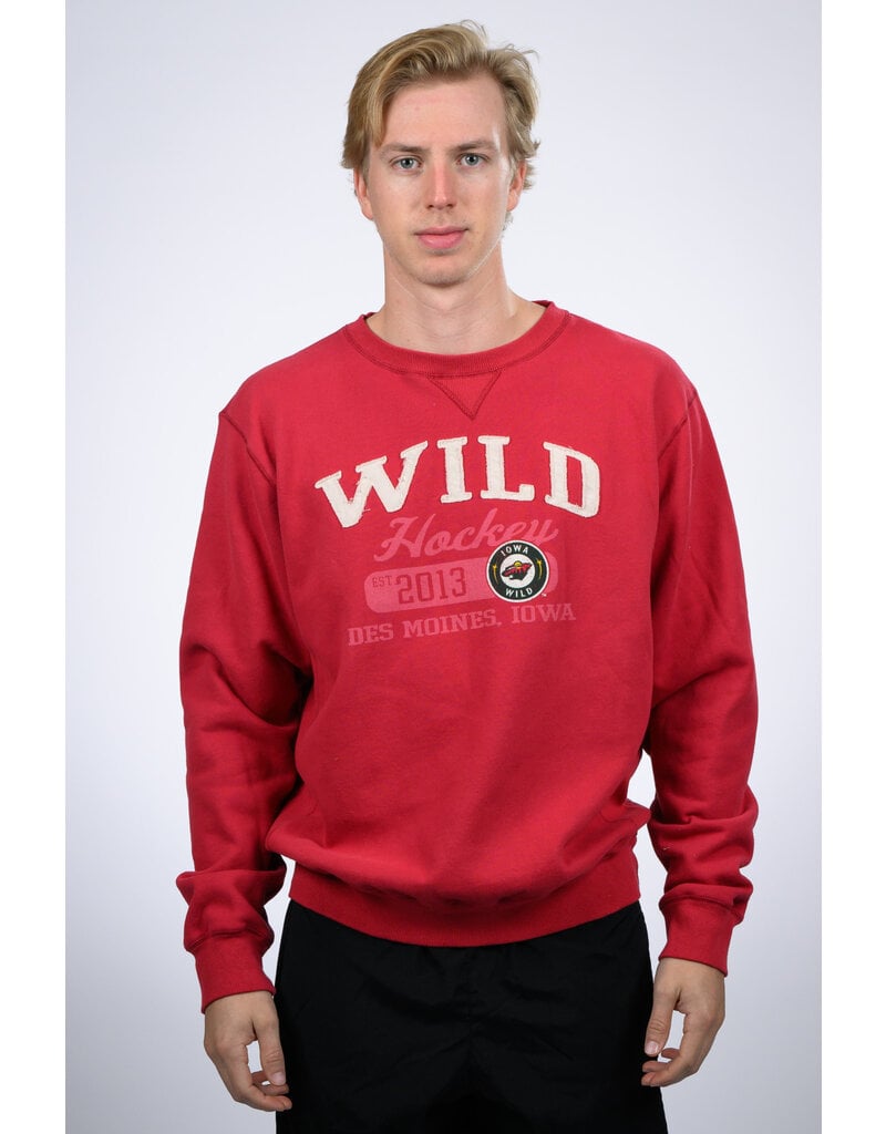 Blue '84 Red Sanded Fleece Crewneck