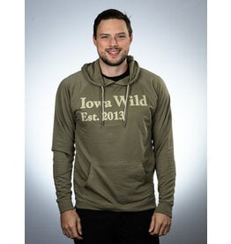 Brew City Olive Twill Applique Hoodie