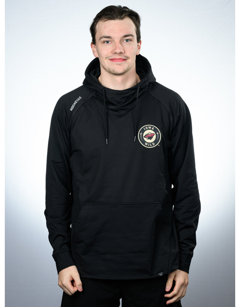 HOCKEYAK Left Chest Circle Logo Hood
