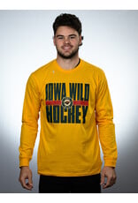 CI SPORT Iowa Wild Hockey Gold L/S