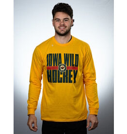 CI SPORT Iowa Wild Hockey Gold L/S