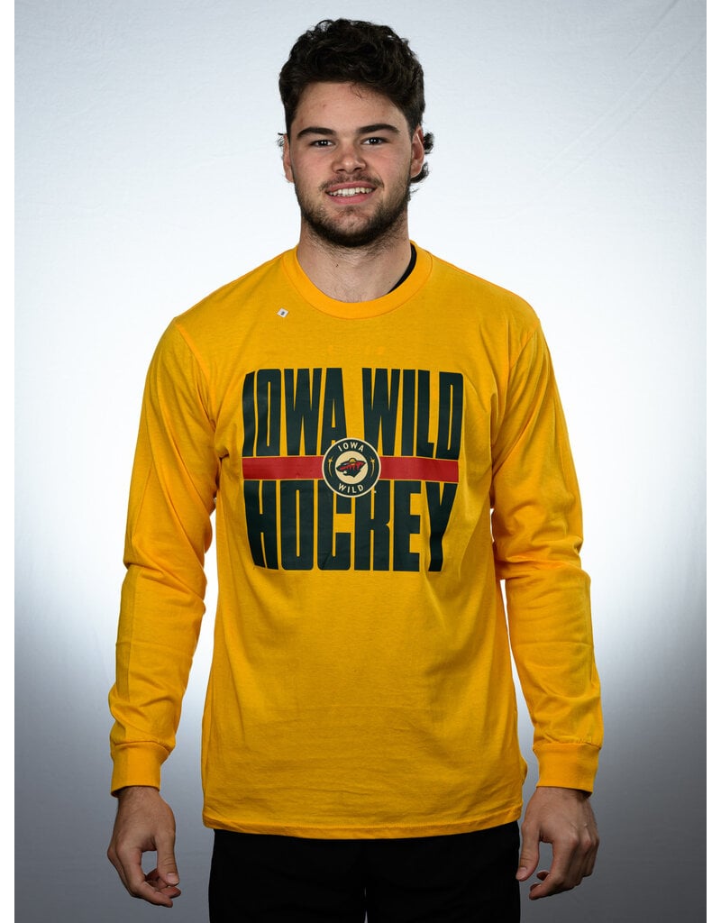 CI SPORT Iowa Wild Hockey Gold L/S