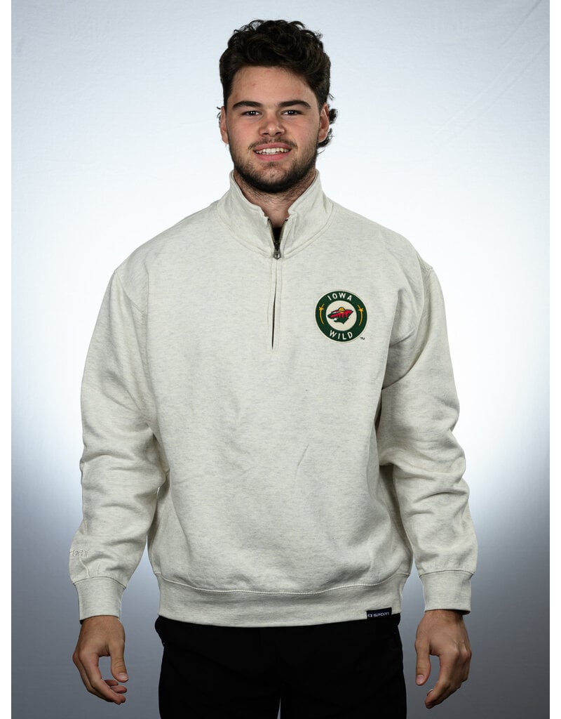 CI SPORT Secondary Logo Oatmeal 1/4 Zip