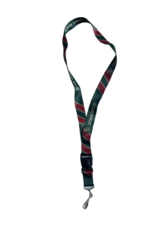 Neil Enterprises Red/Green Satin Lanyard w/ Detachable Buckle