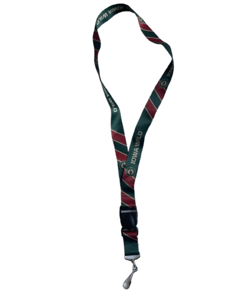 Neil Enterprises Red/Green Satin Lanyard w/ Detachable Buckle