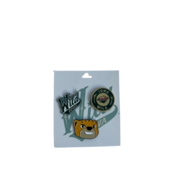 Logo Soft Enamel 1.25" Three Pin Pack