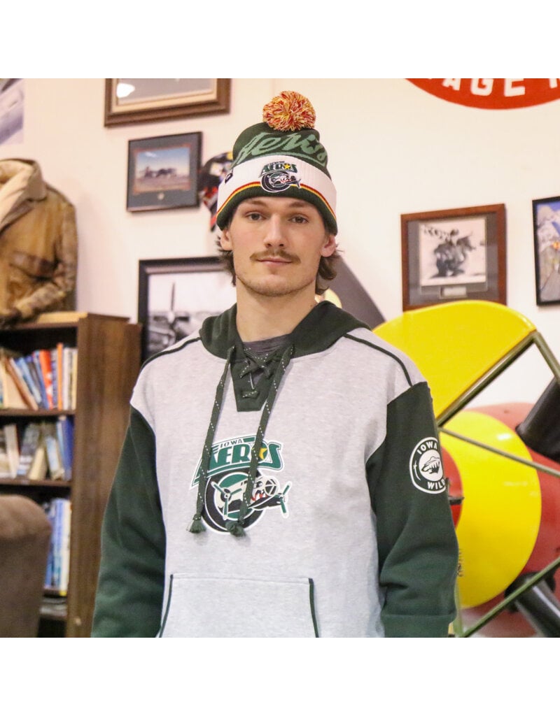 CI SPORT Heritage Collection - Iowa Aeros Hockey Lace Hood