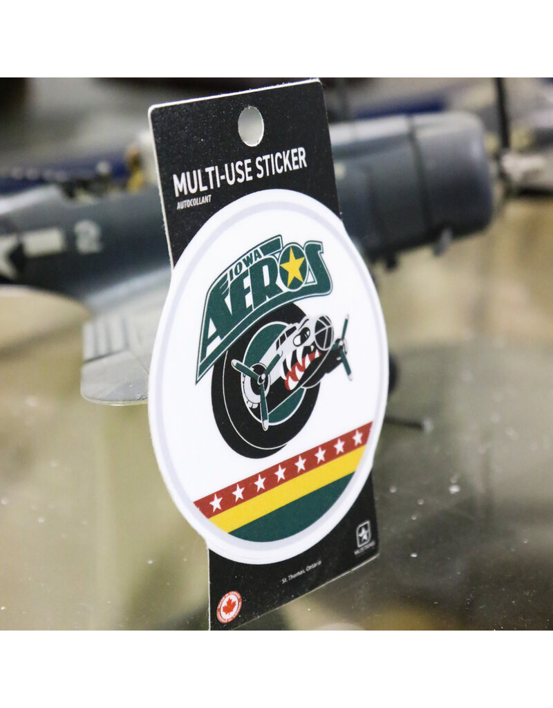 MUSTANG Heritage Collection - Iowa Aeros Repositionable Sticker (3x5)