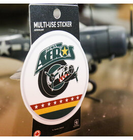MUSTANG Heritage Collection - Iowa Aeros Repositionable Sticker (3x5)