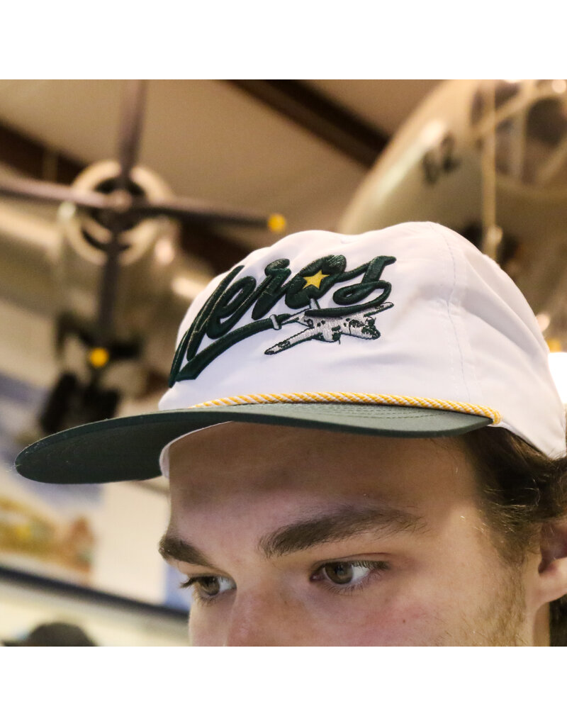 Official League Heritage Collection - Iowa Aeros White Nylon Dad Hat