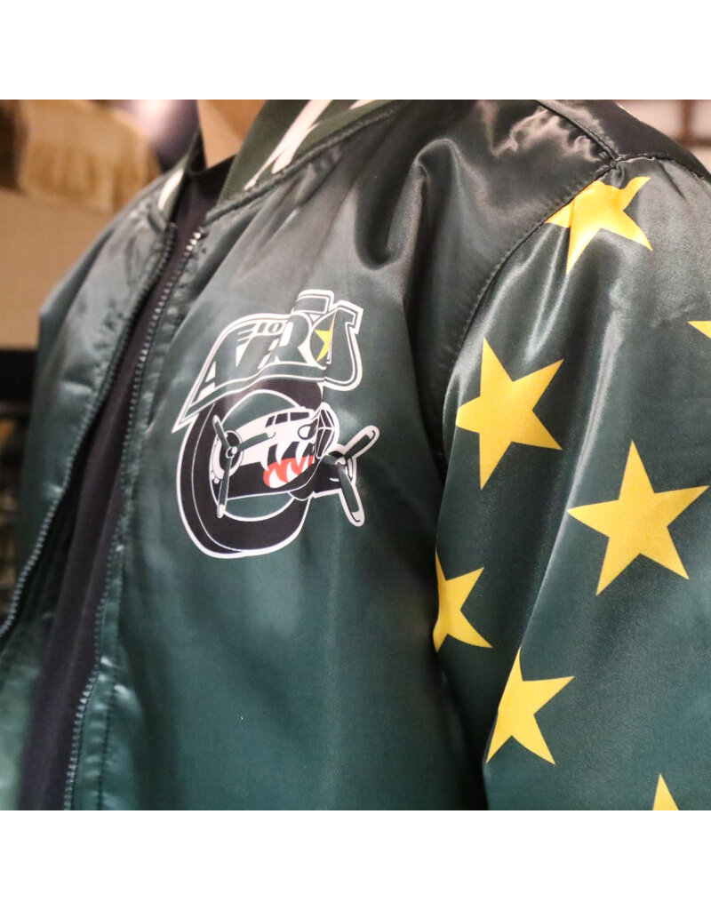 Twinsvision Heritage Collection - Iowa Aeros Reversible Vintage Bomber Jacket