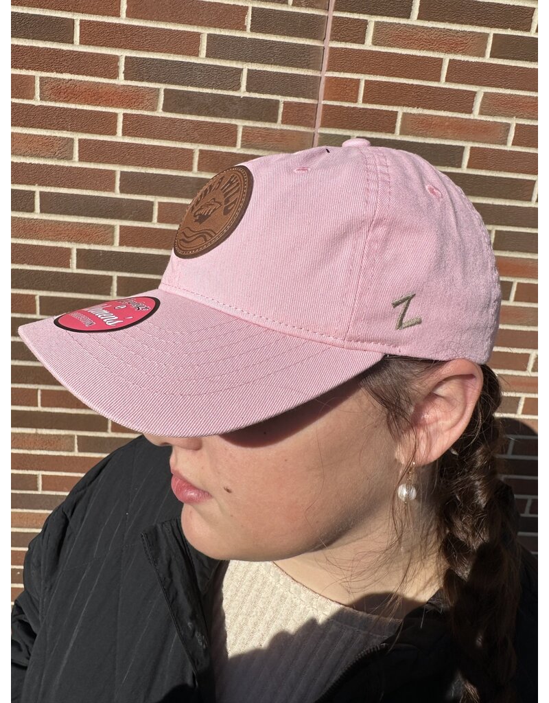 Zephyr Women's Blush Wash Chino Hat w/ Leather Patch