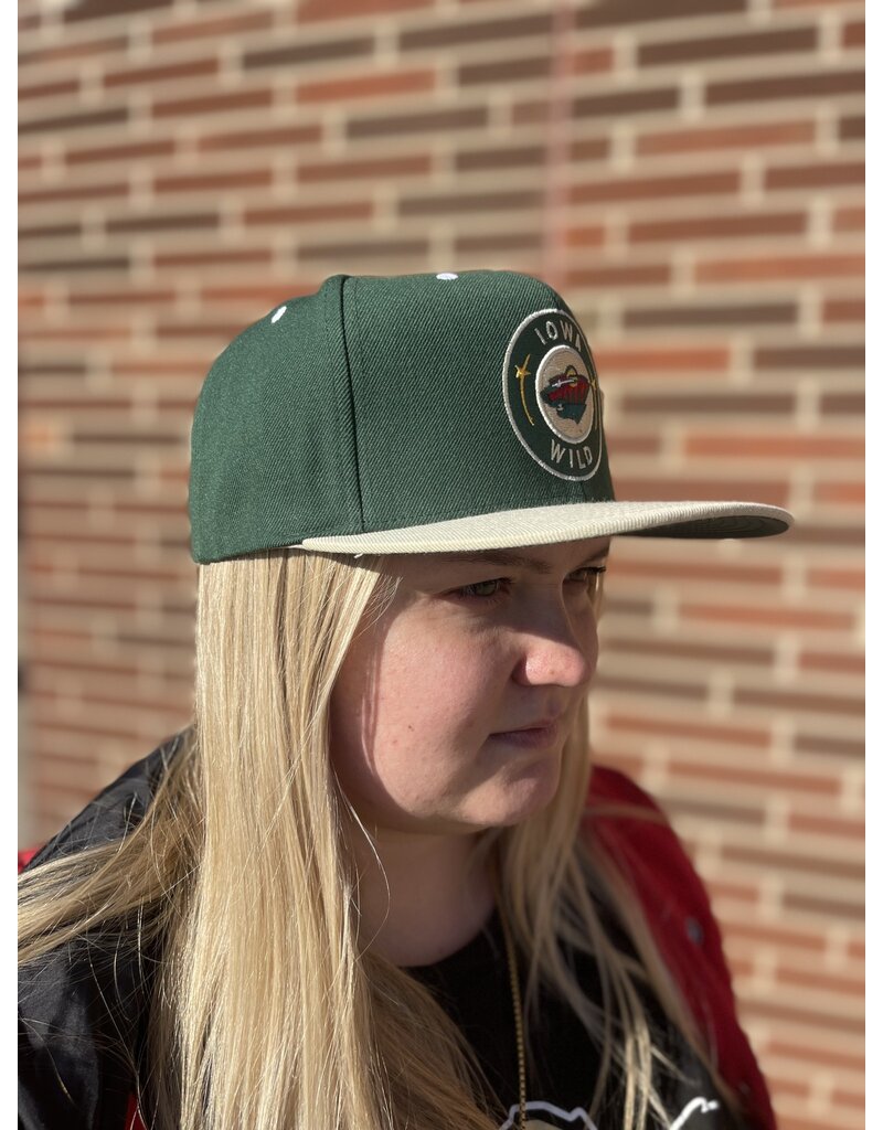 CCM CCM Secondary Logo Green Flat Brim Snapback