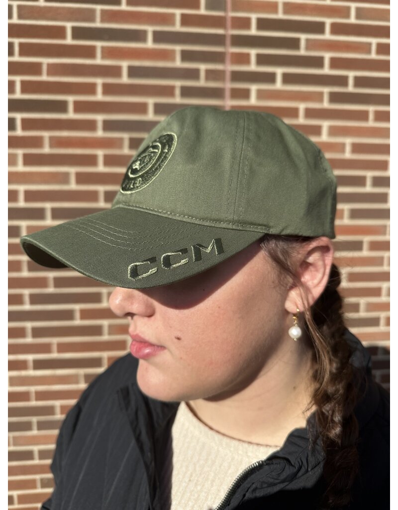 CCM CCM Green Secondary Logo Slouch Adjustable Hat