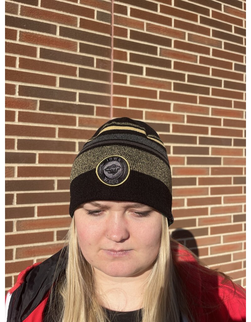 Zephyr Zephyr Black/Green Reversible Basic Beanie