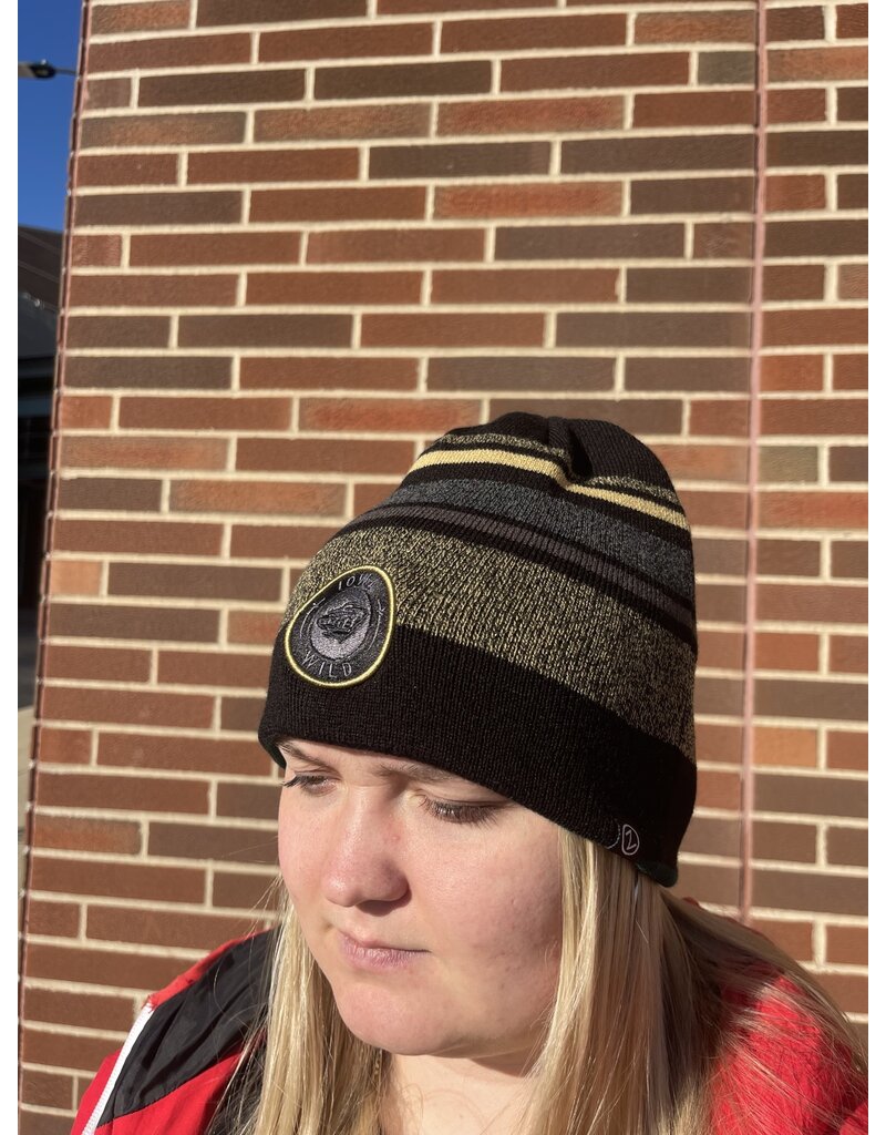 Zephyr Zephyr Black/Green Reversible Basic Beanie