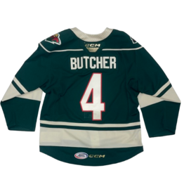 2023/24 Set #1 Green Jersey, Player Worn, Butcher #4