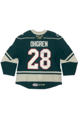 2023/24 Set #1 Green Jersey, Player Worn, (Signed) Ohgren #28