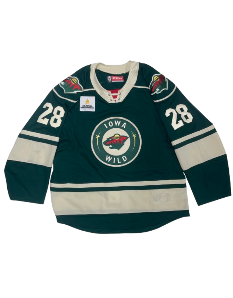 2023/24 Set #1 Green Jersey, Player Worn, (Signed) Ohgren #28