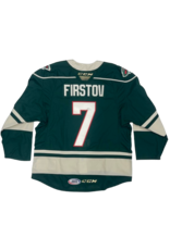 2023/24 Set #1 Green Jersey, Player Worn, Firstov #7